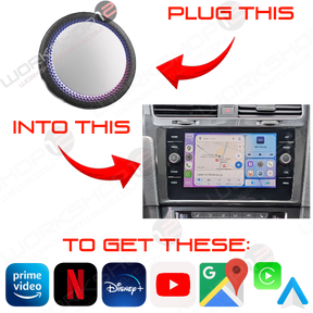 Transform your existing car screen into a smart screen by simply connecting The 12 Smart Box into your car's USB port, and voila! You can stream anything from your favorite platforms right on your original car's display! The 12 Smart Box comes equipped with some hefty specs, 8GB RAM, Quad-Core Qualcomm Processor, 128GB Storage, Android 13 and supports MICRO SD Cards for external storage (Expandable up to 256Gbs) and also has a SIM Card slot for 4G LTE on the road. 