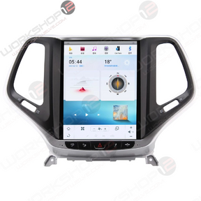 The Workshop 12 Tesla-Style Screen is the perfect Plug and Play solution for your 2016-2020 Jeep Cherokee! Equipped with a 9.7" full HD IPS display and wireless Apple CarPlay and Android Auto. Tons of storage with 128GB internal space and 8GB RAM for the smooth performance you deserve. We've made sure that your steering wheel controls work perfectly with our unit and don't worry about losing your factory reverse cameras as our unit works seamlessly with the OEM cameras
