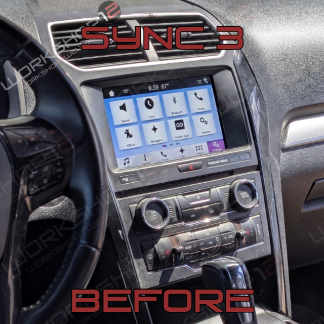 The Workshop 12 Tesla-Style Screen is the perfect Plug and Play solution for your 2011-2019 Ford Explorer! Equipped with a 14.4" QHD 2K IPS display and wireless Apple CarPlay and Android Auto. Tons of storage with 128GB internal space and 8GB RAM for the smooth performance you deserve. We've made sure that your steering wheel controls work perfectly with our unit and don't worry about losing your factory reverse cameras as our unit works seamlessly with the OEM cameras.