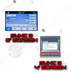 Ford F-150 2015-2021 Taller 12 Pantalla Estilo Tesla 