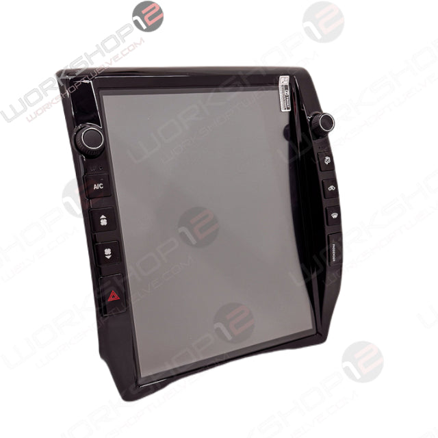 &nbsp;Introducing The Workshop 12 Tesla Style Screen for the Toyota Tacoma

The Workshop 12 Ultra-Wide Screen is the perfect Plug and Play solution for your 2005-2015 Toyota Tacoma! Equipped with a 12.1" HD&nbsp; display and wireless Apple CarPlay and Android Auto. Tons of storage with 128GB internal space and 8GB RAM for the smooth performance you deserve. We've made sure that your steering wheel controls work perfectly with our unit and don't worry about losing your factory reverse camera as our unit work